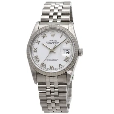 Pre-owned Rolex Datejust Stainless Steel Gold (18k) Wristwatch () In Multi