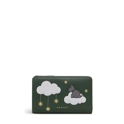Radley It's Written In The Flakes Medium Bifold Wallet In Green