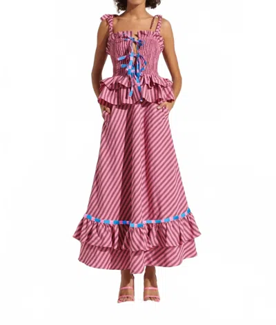 Celia B The Sofia Dress In Multicolor In Pink