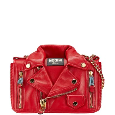 Pre-owned Moschino Leather Shoulder Bag () In Multi