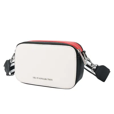 Mkf Collection By Mia K Avielle Color Block Women's Crossbody Bag By Mia K In White