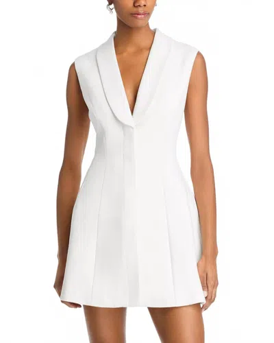 Bardot Destene Hourglass Tailored Mini Dress In White In White