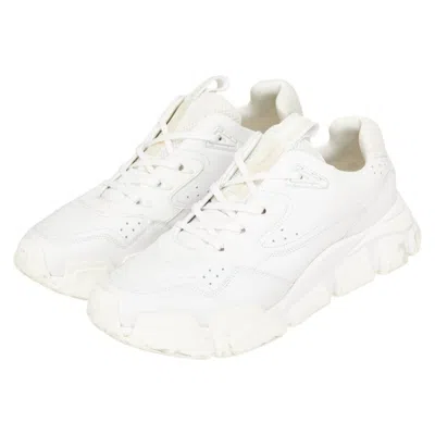 Pre-owned Ferragamo Gancini Sneakers () In White
