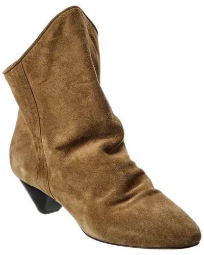 Isabel Marant Doey Suede Boot In Brown