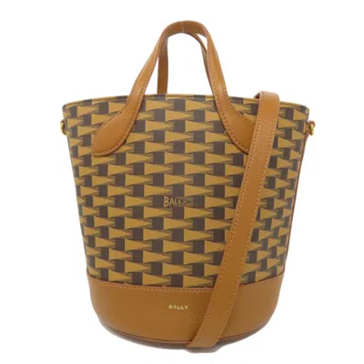 Pre-owned Bally Pvc Tote Bag () In Brown