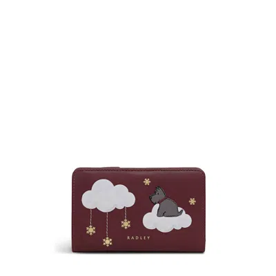 Radley It's Written In The Flakes Medium Bifold Wallet In Red