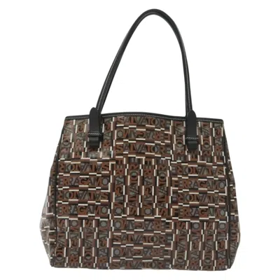 Pre-owned Ferragamo Tote Bag Canvas Canvas Tote Bag Bag () In Black