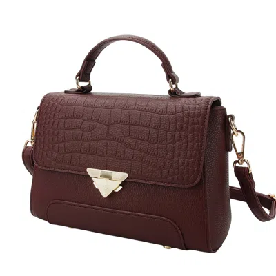 Mkf Collection By Mia K Saphira Women's Satchel Bag By Mia K In Brown