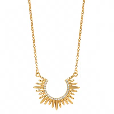Brighton Women's Solara Crescent Necklace In Gold In Gold