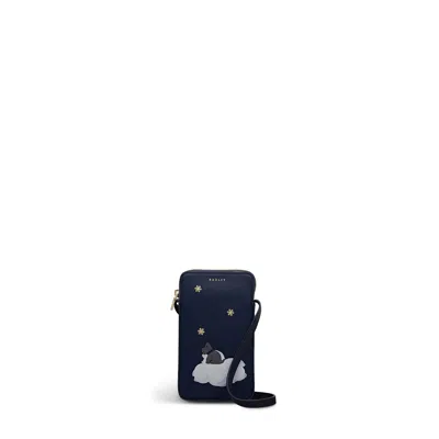 Radley It's Written In The Flakes Medium Phone Crossbody Bag In Blue