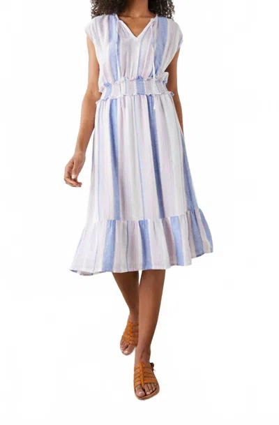 Rails Ashlyn Dress In Marini Stripe In Blue