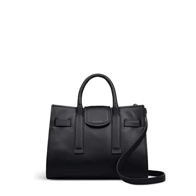 Radley St Pancras Lane Small Open Top Satchel Bag In Black