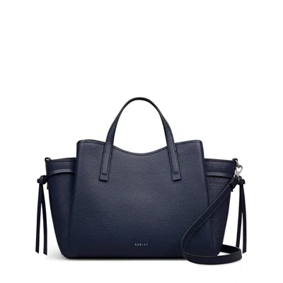 Radley Blake Gardens Large Ziptop Satchel Bag In Blue