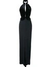 BRANDON MAXWELL high neck gown,DRYCLEANONLY