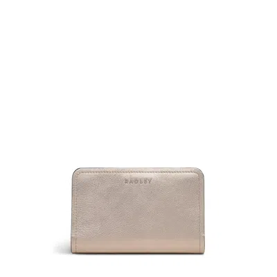 Radley Elm Avenue - Metallic Medium Bifold Wallet In Gold