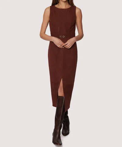 Lost + Wander Fall Enchantment Midi Dress In Chocolate In Brown