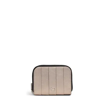Radley Burton Way - Metallic Small Zip Around Wallet In Neutral