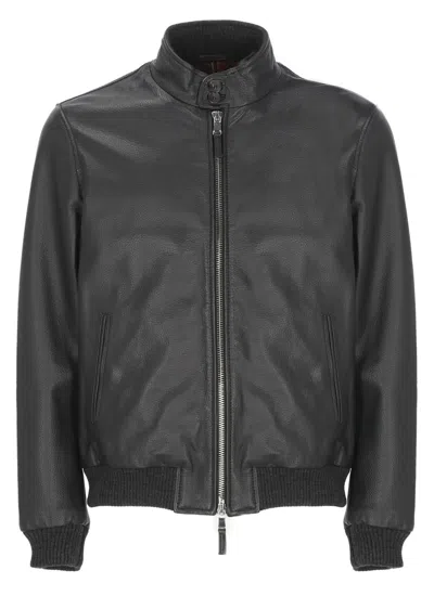 The Jack Leathers Reversible Jacket In Black