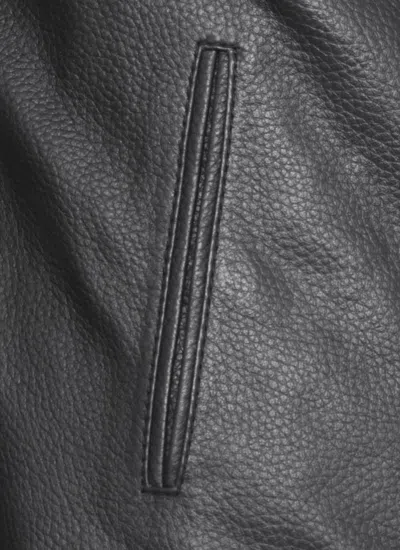 The Jack Leathers Reversible Jacket In Black