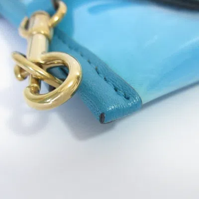 Pre-owned Anya Hindmarch Blue Pochette Pouch Shoulder Bag ()