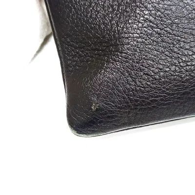 Pre-owned Balenciaga Black Leather Clutch Bag ()