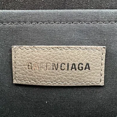 Pre-owned Balenciaga Gray Leather Tote Bag ()