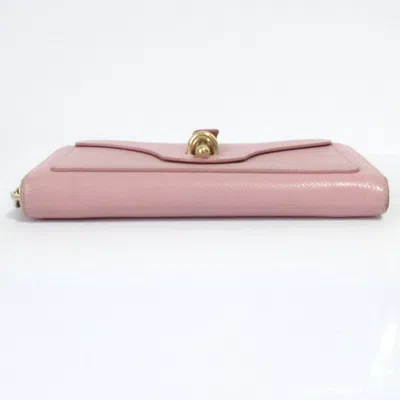 Pre-owned Balenciaga Pink Long Wallet (bi-fold) ()