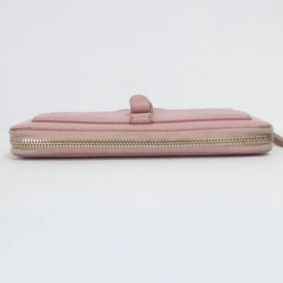 Pre-owned Balenciaga Pink Long Wallet (bi-fold) ()