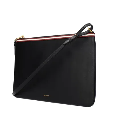Bally Black Leather Crossbody Women's Bag In Black