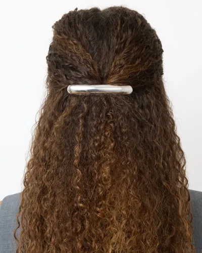 Alex Mill Lie Studio The Molly Hair Clip In Silver