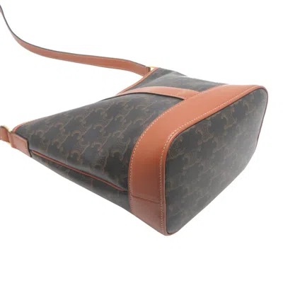 Pre-owned Celine Brown Pvc Leather Shoulder Bag ()