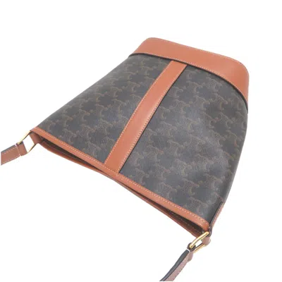 Pre-owned Celine Brown Pvc Leather Shoulder Bag ()