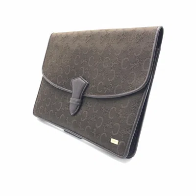 Celine C Monogram Clutch Women's Bag In Brown