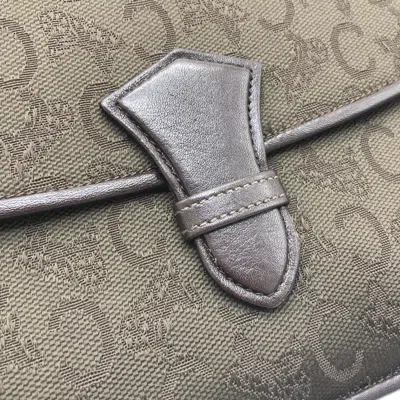 Celine C Monogram Clutch Women's Bag In Brown
