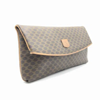 Celine Vintage Envelope Clutch Women's Bag In Brown