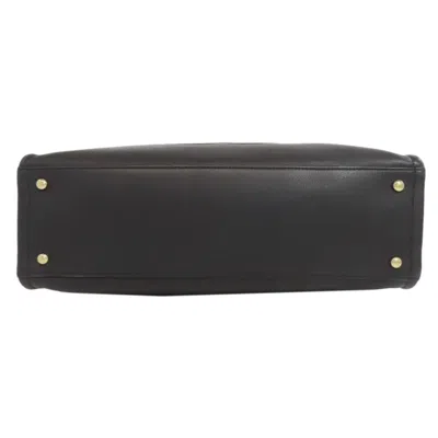 Pre-owned Chanel Black Leather Tote Bag ()