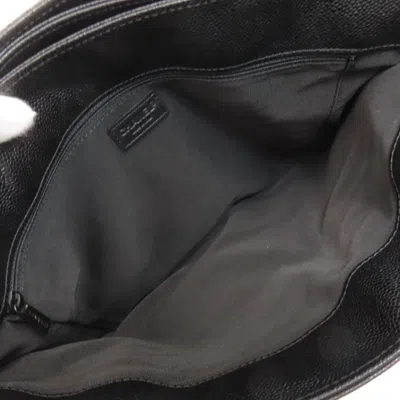 Pre-owned Chanel Black Leather Tote Bag ()