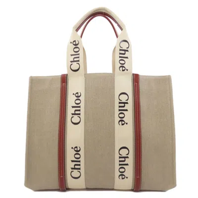 Pre-owned Chloé Brown Canvas Tote Bag ()