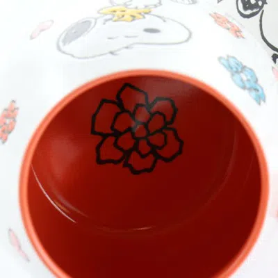 Peanuts 4 Piece 20 Ounce Stoneware Wax Relief Cup Set In Multi