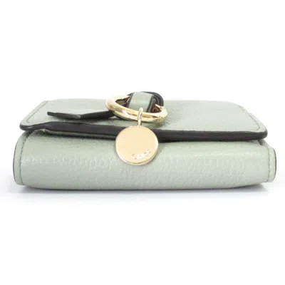 Pre-owned Chloé Green Coin Purse/coin Case ()