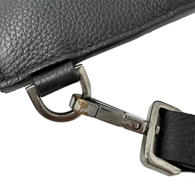 Pre-owned Dior Christian  Black Leather Clutch Bag ()