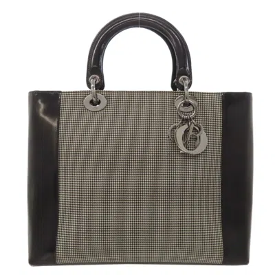 Pre-owned Dior Christian  Lady  Black Canvas Tote Bag ()