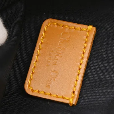 Pre-owned Dior Christian  Saddle Handbag Denim Navy Denim_jeans Handbag () In Blue