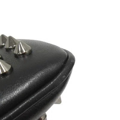 Pre-owned Christian Louboutin Black Red Color Leather Clutch Bag () In Multi