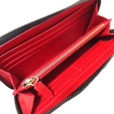 Pre-owned Christian Louboutin Black Long Wallet (bi-fold) ()
