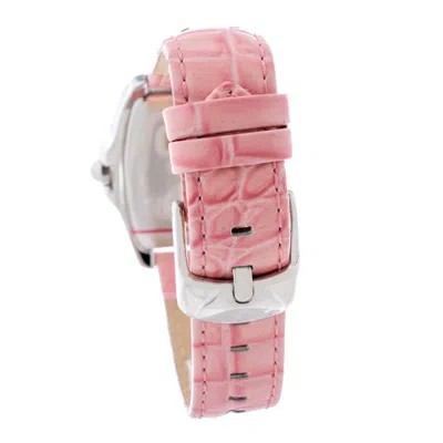 Chronotech Multicolor Leather Watch In Pink