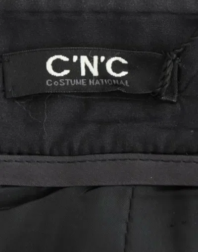 Costume National Gray Wool Mini Women's Skirt In Gray