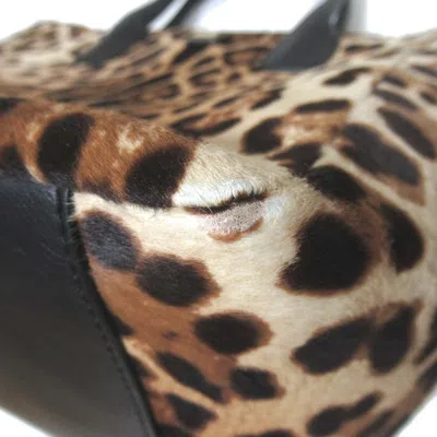 Pre-owned Dolce & Gabbana Beige Black Tote Bag () In Multi