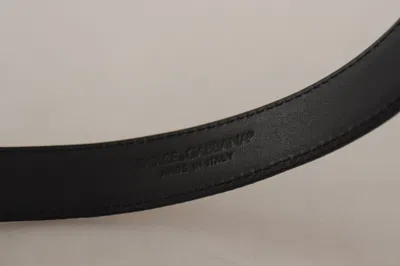 Dolce & Gabbana Brown Leopard Print Vintage Metal Waist Buckle Women's Belt In Brown