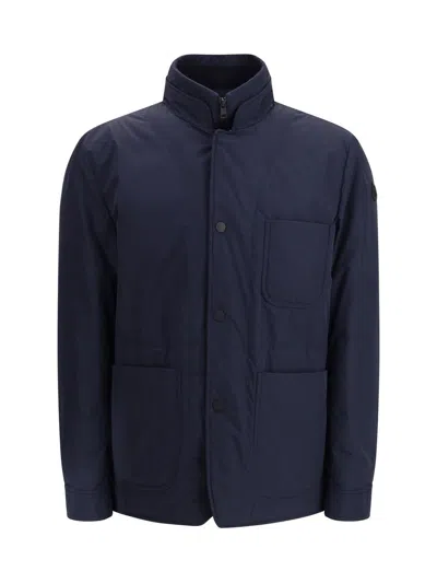 Moncler Brieuc Water-repellent Jacket In Blue